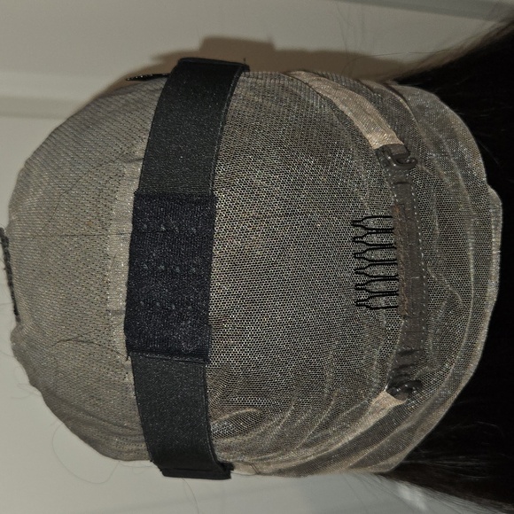 16" Raw Virgin Malaysian Straight Full Lace Wig - Picture 7 of 9